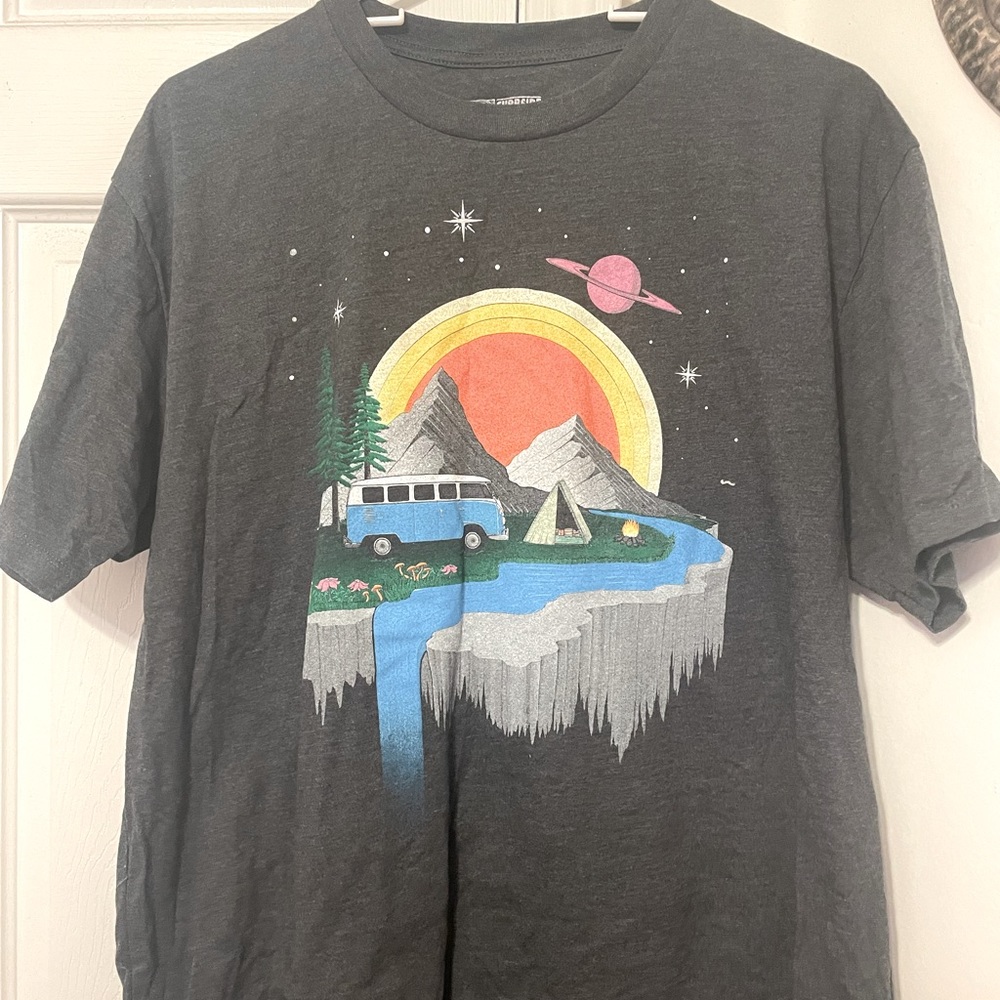 Campsite graphic tee
